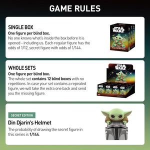 POP MART <span class=keywords><strong>Star</strong></span> <span class=keywords><strong>Wars</strong></span> Grogu Serie Tiny but Mighty, Statuette da Collezione per Regali di Compleanno e Festività per Bambini - Product Image 6