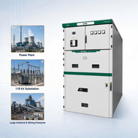 Ensemble de commutation haute tension personnalisé KYN61-40.5 MV&HV, appareillage de distribution d'énergie intérieur mobile central en acier galvanisé