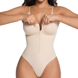 Faja Moldeadora de Cuerpo Completo sin Costuras con Doble Compresión y Control de Abdomen, Realzador de Cadera y Levanta Glúteos Estilo Colombiano - Product Image 1