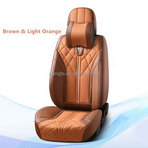 Xiangta 3D 7D 5D 9D universel Sport voiture en cuir bébé chien housse de siège protecteur ensemble Design luxe voiture coussin housse de siège - Product Image 4