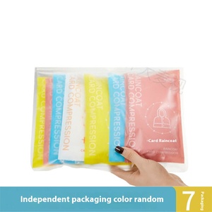 Impermeabile monouso per adulti a compressione portatile PE singola persona <span class=keywords><strong>pioggia</strong></span> per lo stile Tour all'aperto di viaggio ispessito - Product Image 6