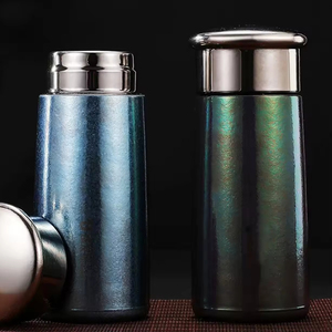 Mug de voyage en titane isolé sous vide, anti-fuite, pour l'extérieur, cadeau d'affaires, à boire directement, isolation thermique pour eau bouillante, vente en gros - Product Image 5