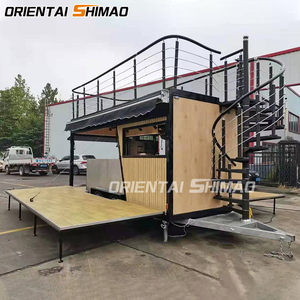 Remolque de Comida de Dos Pisos Roast Corn Mobile Kitchen, Totalmente Equipado, Carrito de Bar, Food Truck de Doble Piso para Calle - Product Image 5