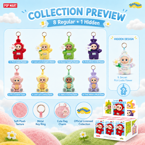 Venta al por mayor POPMART Teletubbies <span class=keywords><strong>Say</strong></span> <span class=keywords><strong>Hello</strong></span> Serie 13 Llavero de peluche de 15 cm Caja sorpresa Colgante lindo para bolso Regalo - Product Image 5