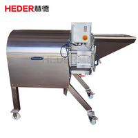 Fruit- en groentesnijmachine voor gesneden aardappelen, bamboescheuten, champignons, wortelen, knoflook en chilipepers. Aardappel snijproductielijn.