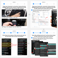 Escáner OBDII OBD2 Vgate VLinker MC+ BT4.0 ELM327 para FORScan, Compatible con IOS/Android, Lector de Códigos de Motor