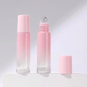 Botella de vidrio de 5 ml para muestras, botella roll-on para aceites esenciales y perfumes, botella para masajes con tapa, para todo tipo de piel, envase cosmético - Product Image 1