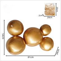 Kit de guirlandes de ballons réutilisables en gros, décorations gonflables pour mariage et anniversaire, ballons en PVC