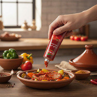 Tube en aluminium approuvé par la FDA pour la pâte de tomate, la sauce barbecue, le guacamole, emballage sans BPA