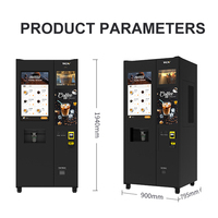 TCN Wholesale Hot Selling 24/7 Commercial Unattended Automatic Hot Iced Freshly Coffee Vending Machine Auto Clean for Business