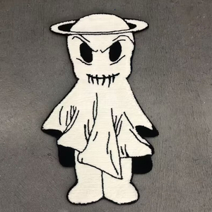 Tapis en acrylique tuftés à la main, logo personnalisé, tapis modernes découpés sur mesure, antidérapants, paillassons tuftés personnalisés à l'effigie d'anime, écologiques, extra épais - Product Image 2