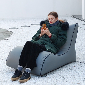 Ghế Phim Hơi Nhanh Lười Biếng Ngoài Trời Nhẹ Bơm Hơi Tự Động Bằng Một Cú Nhấp Chuột Ghế <span class=keywords><strong>Sofa</strong></span> Di Động Thư Giãn Dễ Vận Hành - Product Image 3