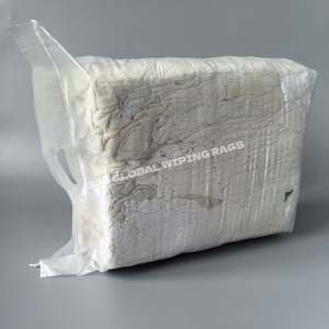 Paños de Limpieza Industriales de Algodón Blanco Resistente, Paños de Taller en Colores Variados al por Mayor - Product Image 1