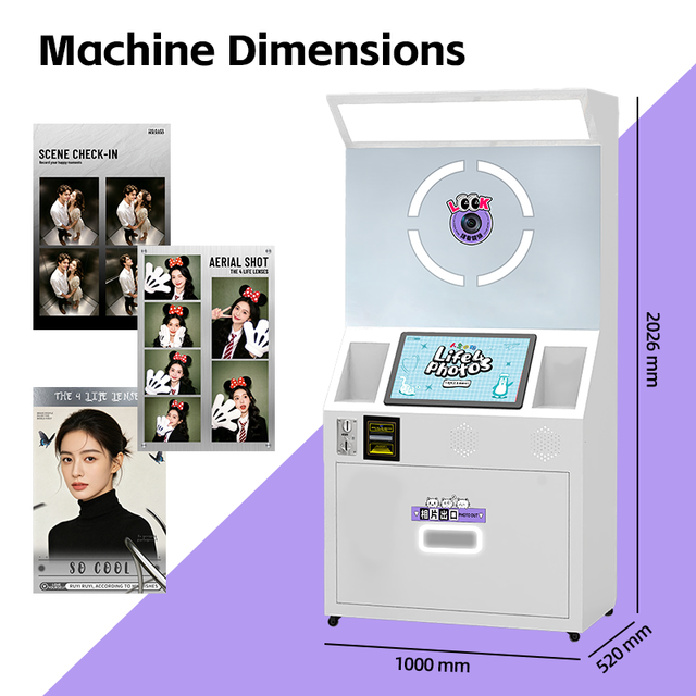 Touch Screen Vending Machine Smart Photo Booth Selfie Korean Photo Booth Kiosk Photobooth/Party Photobooth