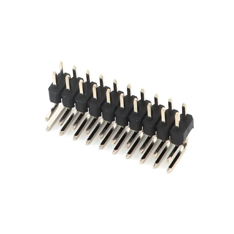 Intestazione Pin femmina a doppia fila personalizzata 2pin-40pin 1.27mm 2.0mm passo 2.54mm