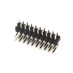 Tùy chỉnh 2pin-40pin 1.27mm 2.0mm 2.54mm Pitch tăng gấp đôi hàng nữ Pin tiêu đề