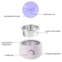 Nouvelle arrivée corps peau épilation épilation épilation pot chauffe paraffine cire plus chaud pour spa salon