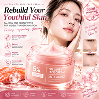 Crème PDRN ADN de Saumon Anti-Âge Réparatrice Hydratante Visage au Collagène Peptide Éclaircissante Raffermissante pour Femme Marque Privée