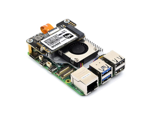 Adaptateur Waveshare PCIe vers M.2 Mini pour Raspberry Pi 5, prend en charge le protocole NVMe, lecteur SSD M.2, Raspberry Pi 5 NVMe HAT K836 - Product Image 3