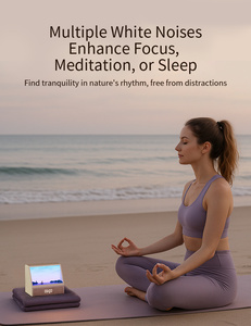 Réveil intelligent infrarouge avec télécommande, simulateur d'aube et <span class=keywords><strong>de</strong></span> coucher <span class=keywords><strong>de</strong></span> soleil, haut-parleur Bluetooth à bruit blanc, aide au sommeil, idéal comme cadeau - Product Image 5