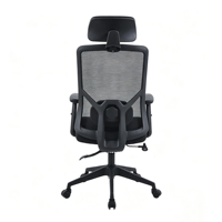 Chaise de bureau ergonomique et confortable en maille, pivotante, avec vérin à gaz, du fabricant chinois, pour ordinateur