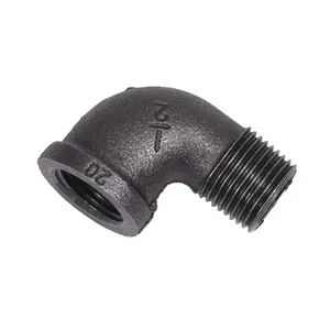 Raccord de tuyauterie <span class=keywords><strong>Leyon</strong></span> FM pour système de lutte contre l'incendie, croix en fer malléable rainurée noire - Product Image 4