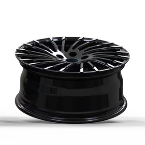 Nuevas Llantas Deportivas de Aleación de Aluminio Forjado con Acabado Cepillado Negro Brillante, PCD 5x114.3mm, de 17-22 Pulgadas, Multirradio, para 3 Autos de Pasajeros - Product Image 2