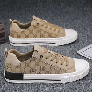 2026 Men's <b>Canvas</b> Shoes, Wear-resistant Anti-slip Sneakers Korean Style Casual All-match Low Top Shoes - Product Image 2