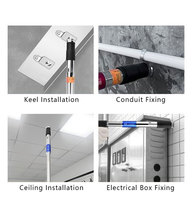 Huajian industriel pneumatique plafond cloueuse Construction de bâtiments silencieux agrafeuse cadrage béton 22 calibre pistolet