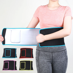 Phụ Nữ Tập Thể Dục Thể Thao Tắm Hơi Bọc Túi Bạc Ion Eo Mồ Hôi Vành Đai Ban Đầu <span class=keywords><strong>Tummy</strong></span> Eo Tông Đơ Tập Thể Dục Mềm Mồ Hôi Vành Đai Mỏng - Product Image 1