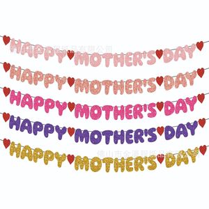 Happy Mothers Day Glitter <b>Banner</b> Decorations For Party Scene Decoration - Product Image 5