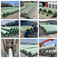Peralatan Pembuatan Pipa FRP GRP Hemat Energi Mesin Pembungkus Pipa Fiberglass Otomatis untuk Pabrik Pengolahan Air dan Bahan Kimia