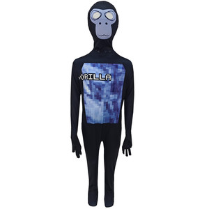 Costume intégral de gorille enfant pour Halloween, motif Magma Lava Pixel sur la poitrine, idéal pour cosplay, fête, jeu de rô<span class=keywords><strong>le</strong></span>, tenue Zentai - Product Image 3