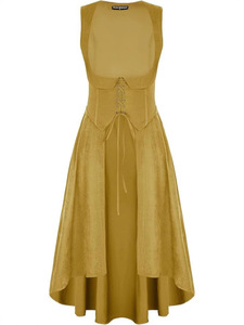 Vêtements féminins de la Renaissance, style pirate et paysan, asymétriques, pour Halloween et films - Product Image 5