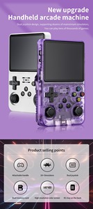 เครื่องเล่นเกมพกพา R36S หน้าจอ IPS 3.5 นิ้ว ความจุ 64GB เกมส์กว่า 15000 เกมส์ แบตเตอรี่ใช้งานได้ยาวนาน เครื่องเล่นเกมวิดีโอพกพาแบบคลาสสิคย้อนยุค - Product Image 2