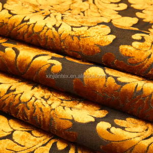 Tissu d'ameublement de luxe en velours jacquard pour canapé et mobilier textile de maison - Product Image 5