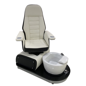Chaise de pédicure la plus récente en promotion avec bain de pieds amovible, chaise de manucure et de massage rotative, bain de pieds en PRF - Product Image 2
