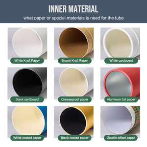 生分解性カスタム高級ラウンドシリンダーコーヒールーズリーフティーキャニスターボックス食品グレードクラフトペーパーチューブ包装窓付き - Product Image 5