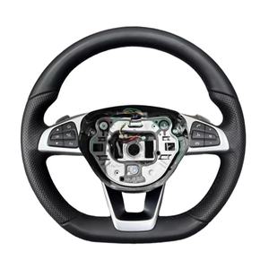 Volant personnalisé en carbone noir brillant pour <span class=keywords><strong>Mercedes</strong></span> Benz W204 W205 W207 W211 W212 W213 W221 W222 GLS CLS C63 <span class=keywords><strong>AMG</strong></span> - Product Image 4