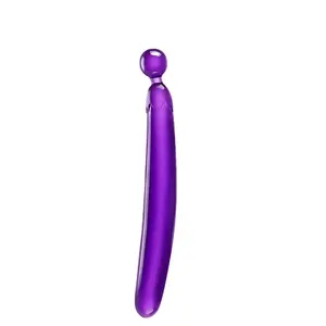 趣味玩具假阳具工厂女性人造阴茎女同性恋性紫色玩具g点女性阴道按摩色情茄子玩具