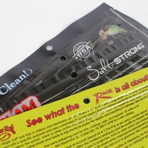 Fenêtre transparente quantité minimale de commande bas impression personnalisée sac d'emballage de leurre de pêche en plastique souple avec fermeture à glissière refermable et trou de suspension - Product Image 3