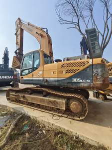 Matériel de terrassement d'occasion : Excavatrice Hyundai 305LC-9S de 30 tonnes, équipement de construction, moteur d'origine, pompe à engrenages, roulement, PLC - Product Image 4