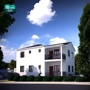 Maisons modulaires à panneaux sandwich certifiées ISO&TUV à faible coût - Maisons mobiles neuves économiques pour utilisation comme abri de voiture, résistance au feu 2 heures avec garantie - Product Image 1