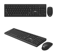 Ensemble clavier et souris sans fil AOC Km210 2.4G, tout-en-un, pour le bureau, ordinateur portable, en stock