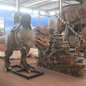 Dinosaurio Rideable de fábrica de dinosaurios robóticos para <span class=keywords><strong>Dino</strong></span> Rider, dinosaurio Animatronic para montar - Product Image 6