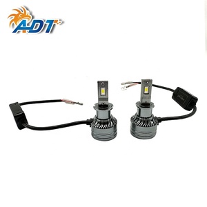 ไฟหน้า LED รุ่น ADT 9-32V 48W 10000 ลูเมน สี Gun Color OEM ขนาดเล็ก รุ่น H3 S10 MAX H11 - Product Image 2