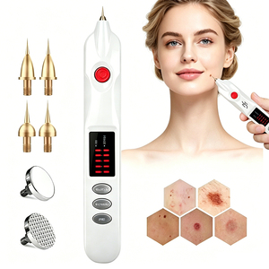 Stylo anti-verrues rechargeable par USB, 5 vitesses, outil <span class=keywords><strong>professionnel</strong></span> d'élimination des grains de beauté et verrues, écran LCD, éliminateur de taches indolore pour le visage - Product Image 2
