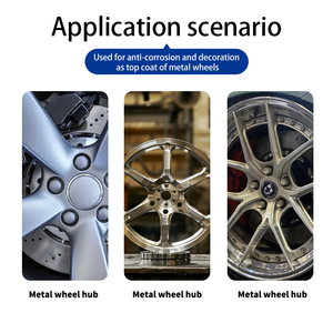 Revêtement de moyeu de roue en métal à faible teneur en COV Peinture industrielle à base d'eau - Product Image 4