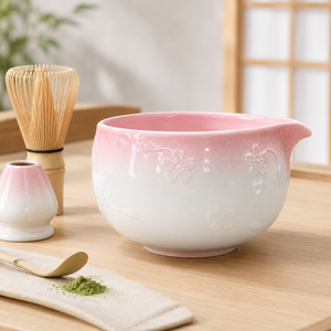 Kit Cadeau de Thé Matcha Rose avec Fouet Chasen en Bambou, Bol, Cuillère, Support et Tamis – Idéal pour Cérémonies du Thé, Cafés et Vente au Détail - Product Image 2