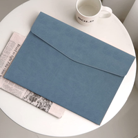 Porte-documents A4 YY en cuir PU, sac rigide écologique et durable, avec doublure en polyester simple, organiseur de dossiers avec fermeture à boucle